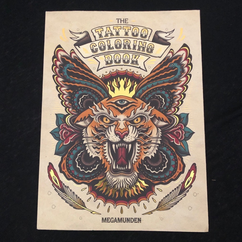 🚨TATTOO COLORING BOOK